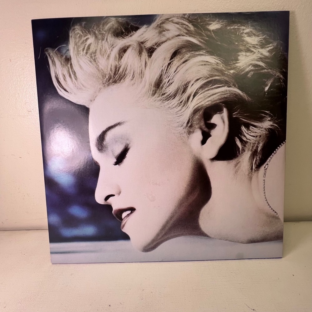 Madonna True Blue Vinyl Record Album Cover Sire Records 25442-1 Vintage 1986 Pop